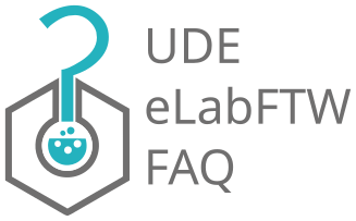 UDE eLabFTW FAQ - Home